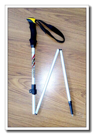Evaグリップaluminum7075折り畳み式の杖/折りたたみ高速ロックシステムで棒を歩く-ステッキ問屋・仕入れ・卸・卸売り