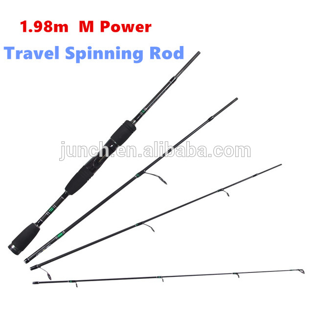 4 Section1.98m mパワー旅行スピニングロッドカーボン旅行ロッドabu釣りロッド-釣竿問屋・仕入れ・卸・卸売り