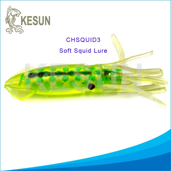 Kesun CHSQUID3トップ品質卸売プラスチックソフトイカ釣りルアー-問屋・仕入れ・卸・卸売り