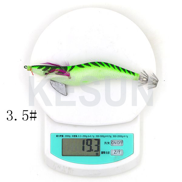 CHS010 3.5 # イカ ジグ釣り ルアー kesun発光釣り ルアー oem釣り餌-ルアー問屋・仕入れ・卸・卸売り