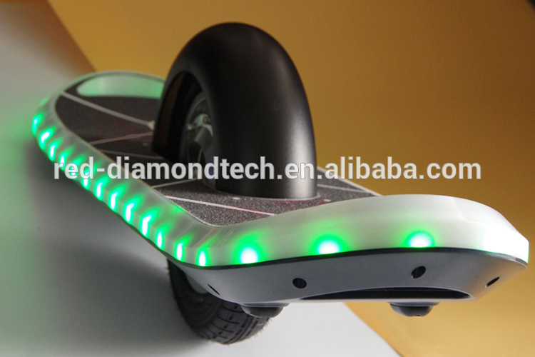 2016 ユニーク な デザイン ワン ホイール hoverboard電動スケート ボード 500 ワット で クール な led ライト-電動スクーター問屋・仕入れ・卸・卸売り