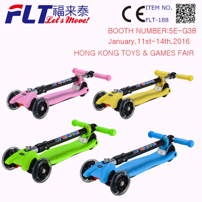2016新しいスタイル折りたたみキックスクーター用子年齢で2前輪-キックボード問屋・仕入れ・卸・卸売り
