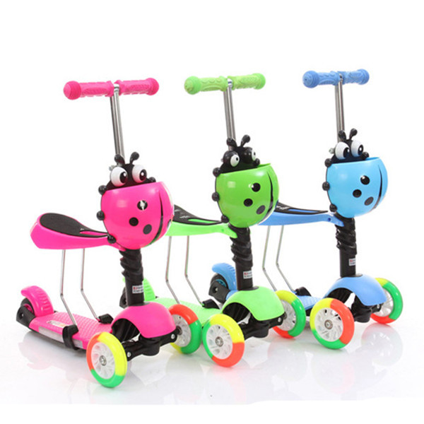 子3で1調節可能なキックスクーター/子供キックフットスクーター3車輪/卸売安い子供キックスクーター-キックボード問屋・仕入れ・卸・卸売り