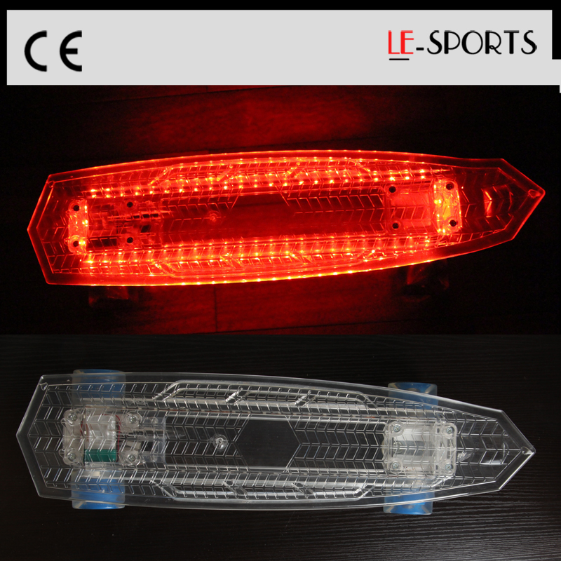 2016新製品22 'キャデラック透明led スケート ボード-キックボード問屋・仕入れ・卸・卸売り