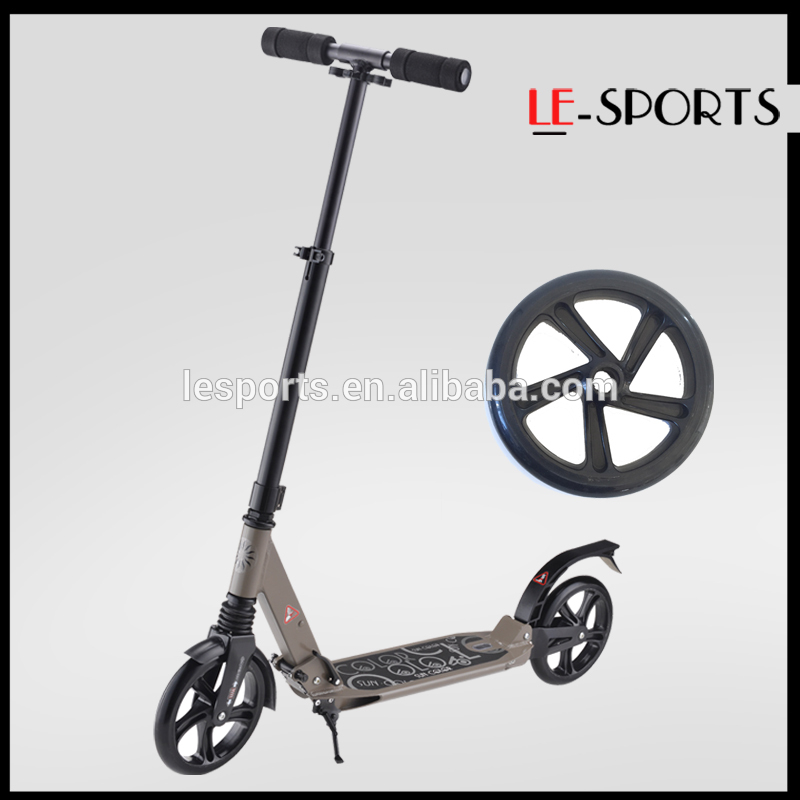 2車輪スクーター200ミリメートルpuホイールアルミキックスクーター大人から中国-問屋・仕入れ・卸・卸売り
