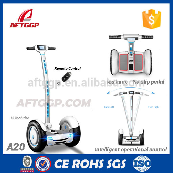 65キロメートル範囲あたり充電ma速度18キロメートル/時間15インチビッグホイールhoverboard 2車輪自己バランススクーター-電動スクーター問屋・仕入れ・卸・卸売り