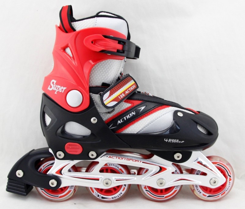 アクションブランドローラースケート靴PW-126Cインラインスケートスポーツ靴工場直接販売-フラッシュローラー問屋・仕入れ・卸・卸売り
