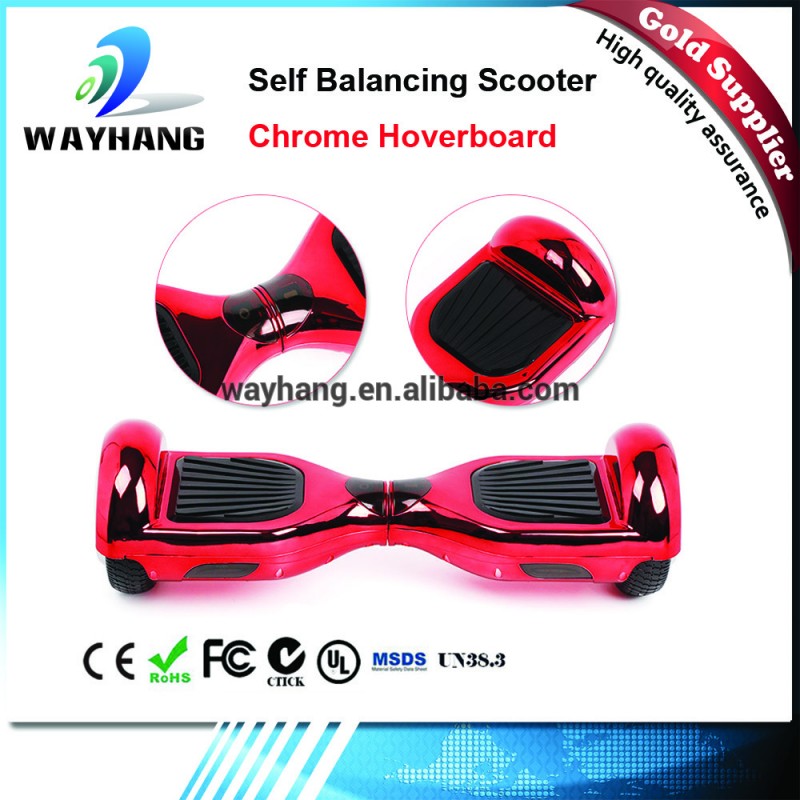 2016二輪スマートバランス電動スクーターhoverboard付きクロームカラーとbluetooth-電動スクーター問屋・仕入れ・卸・卸売り