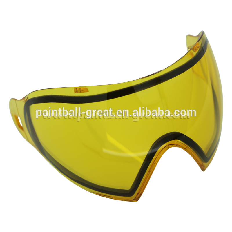 黄色の色染料用14doubleレンズ交換可能なマスク-Paintballの付属品問屋・仕入れ・卸・卸売り