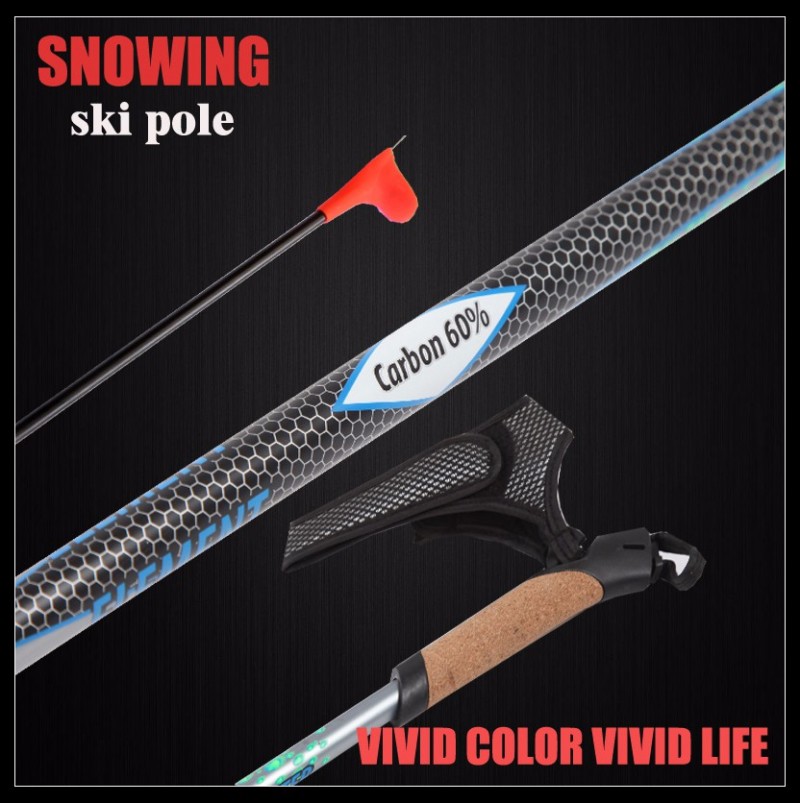 Snowwingカスタムカーボンクロスカントリースキースキーポール-スキーストック問屋・仕入れ・卸・卸売り
