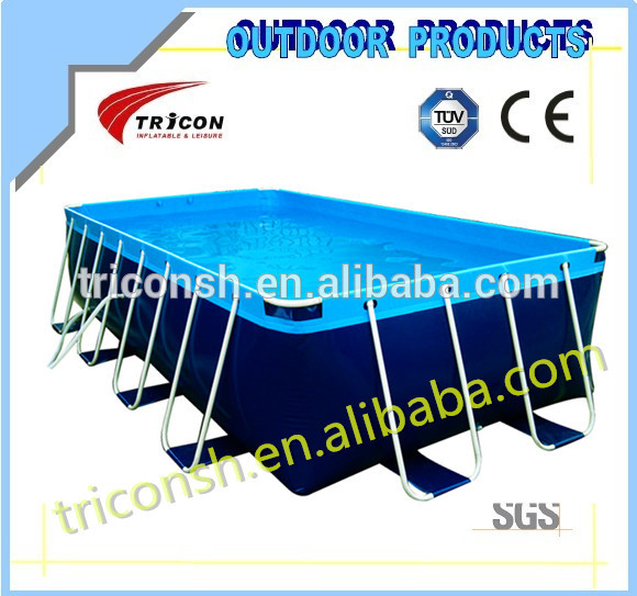 上海tricon pvc生地素材金属フレーム水泳プール-プール、プール関連製品問屋・仕入れ・卸・卸売り