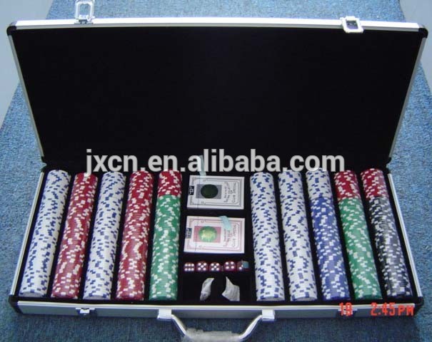 ポーカーチップ空白650個またはホットでスタンプとポーカーアクセサリーやコスメケースアルミ1セット-ポーカーチップ問屋・仕入れ・卸・卸売り