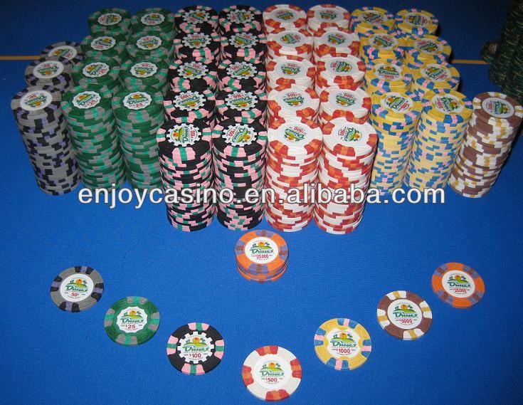 プロのカジノ10g3- 色純粋な粘土ステッカーポーカーチップ-ポーカーチップ問屋・仕入れ・卸・卸売り