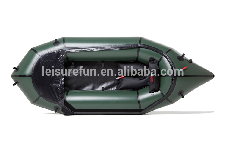 水ドリフト2015新しいインフレータブルカヌーカヤックpackraftために1〜2人-ローボート問屋・仕入れ・卸・卸売り