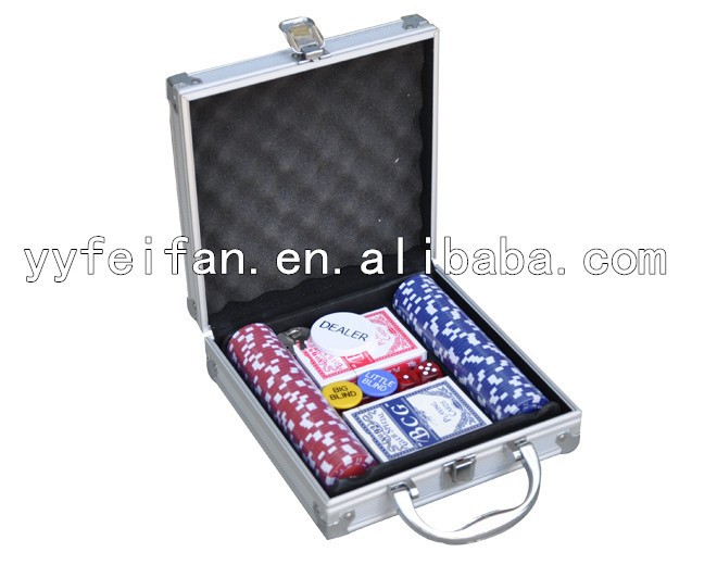安いカスタム100個アルミのポーカーチップセット-ポーカーチップ問屋・仕入れ・卸・卸売り