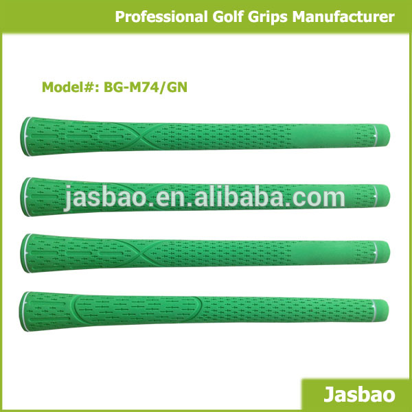 工場直接ゴルフクラブ緑色のゴム製のグリップ、 jasbaoのみ-ゴルフクラブグリップ問屋・仕入れ・卸・卸売り
