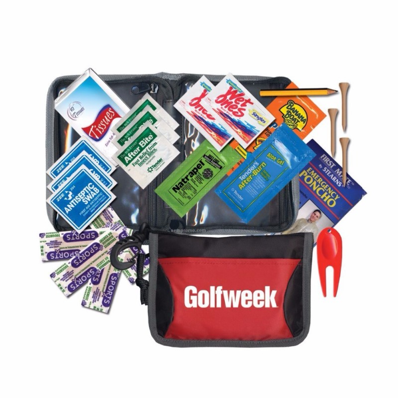 ゴルフ キット-has レインポンチョ 、 昆虫忌避、 日焼け止め 、 ゴルフ tシャツ 、 ゴルフ鉛筆、 ディボットツール 、 包帯と付属し て い で あなた の ロゴ-問屋・仕入れ・卸・卸売り