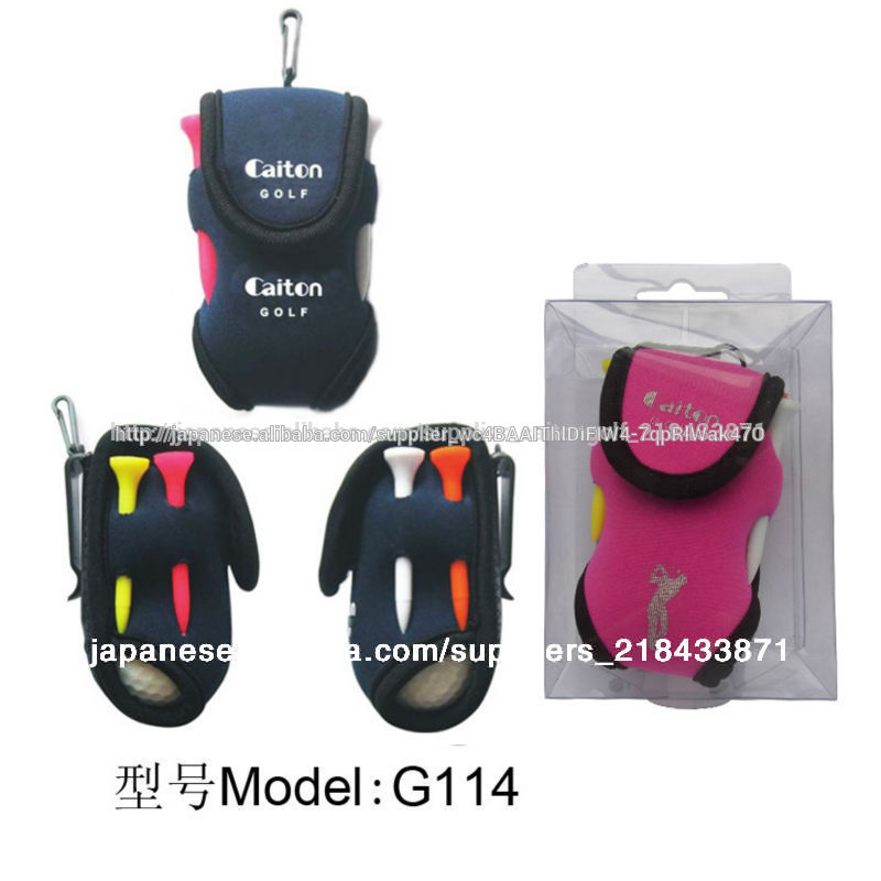 OEM防水料の携帯便利なボール付G114ボールジャケット/ボールケース/ゴルフボールポーチ2個入用G114ライト/ミニゴルフボールバッグ「景品も嬉しい」商品番号G114-ゴルフバッグ問屋・仕入れ・卸・卸売り