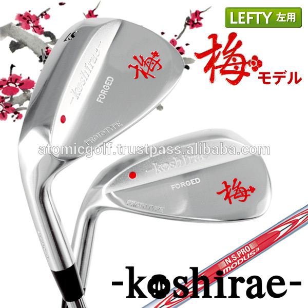 左- ハンドウェッジゴルフウェッジゴルフkoshirae梅nspromodus3スチールシャフト-ゴルフクラブ問屋・仕入れ・卸・卸売り