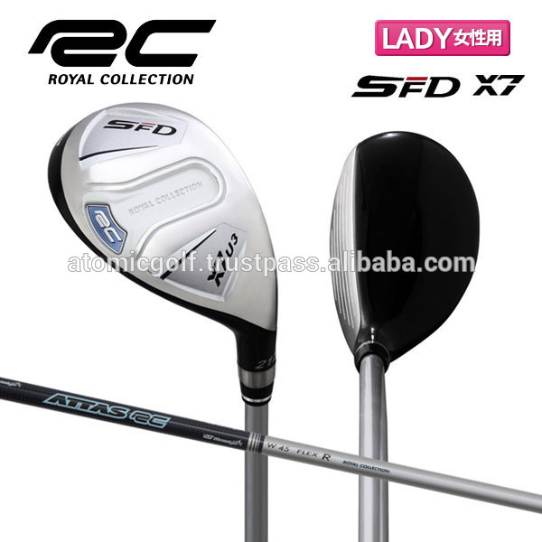 女性ゴルフゴルフロイヤルコレクションsfdx7ユーティリティw45炭素シャフトアッタスrc-ゴルフクラブ問屋・仕入れ・卸・卸売り