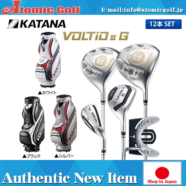 刀ゴルフボルトo iii 3gクラブセット12ピース(1ワット、3ワット、5ワット、u4、u5、I7-PW、aw、sw、pt、cb)カーボンキャディバッグボルトo 3-ゴルフクラブ問屋・仕入れ・卸・卸売り