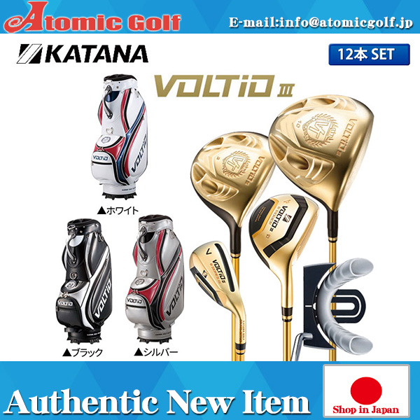 刀ゴルフボルトo iiiクラブセット12ピース(1ワット、3ワット、5ワット、u5、u6、I7-PW、aw、sw、pt、cb) adカーボンツアーキャディバッグ刀VOLTIO3 bo-ゴルフクラブ問屋・仕入れ・卸・卸売り