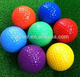 深セン2016meliter美しい色のついたゴルフボール-ゴルフボール問屋・仕入れ・卸・卸売り