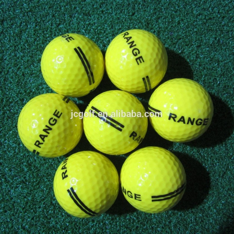 ブランドの新しい2層白と黄色のゴルフ練習場のボール-ゴルフボール問屋・仕入れ・卸・卸売り