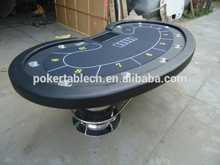 Flty- 6021カジノテキサスホールデム、 楕円形の、 uesdカジノ、 ポーカーテーブルの10人-カジノテーブル問屋・仕入れ・卸・卸売り