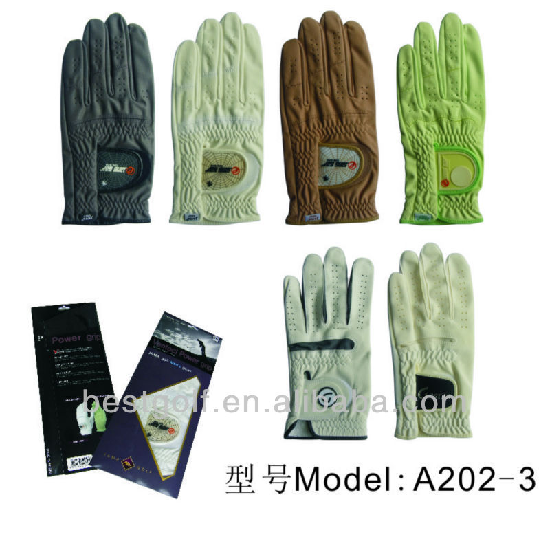 高品質のゴルフ手袋、 ゴルフゴルフグローブa202-2付属品の結晶-その他ゴルフ用品問屋・仕入れ・卸・卸売り