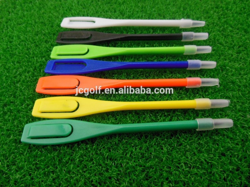 パーソナライズ各種着色されたプラスチック製のゴルフスコア鉛筆-その他ゴルフ用品問屋・仕入れ・卸・卸売り