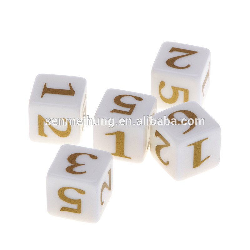 D6 16 ミリメートル単語数サイコロ の数学教育サイコロ-アソートカラー-問屋・仕入れ・卸・卸売り