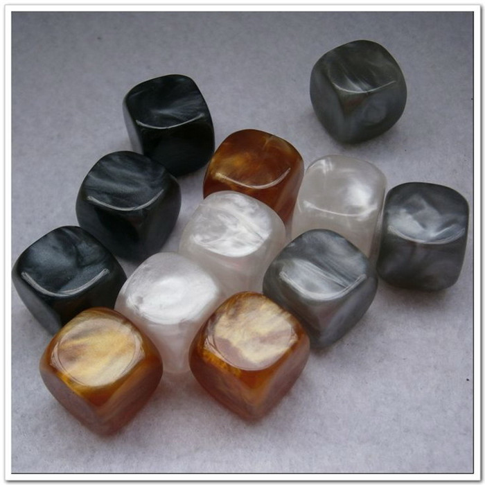 カスタムrdyr60518ミリメートル樹脂プラスチックアクリルブランクダイス乗コーナー-サイコロ問屋・仕入れ・卸・卸売り