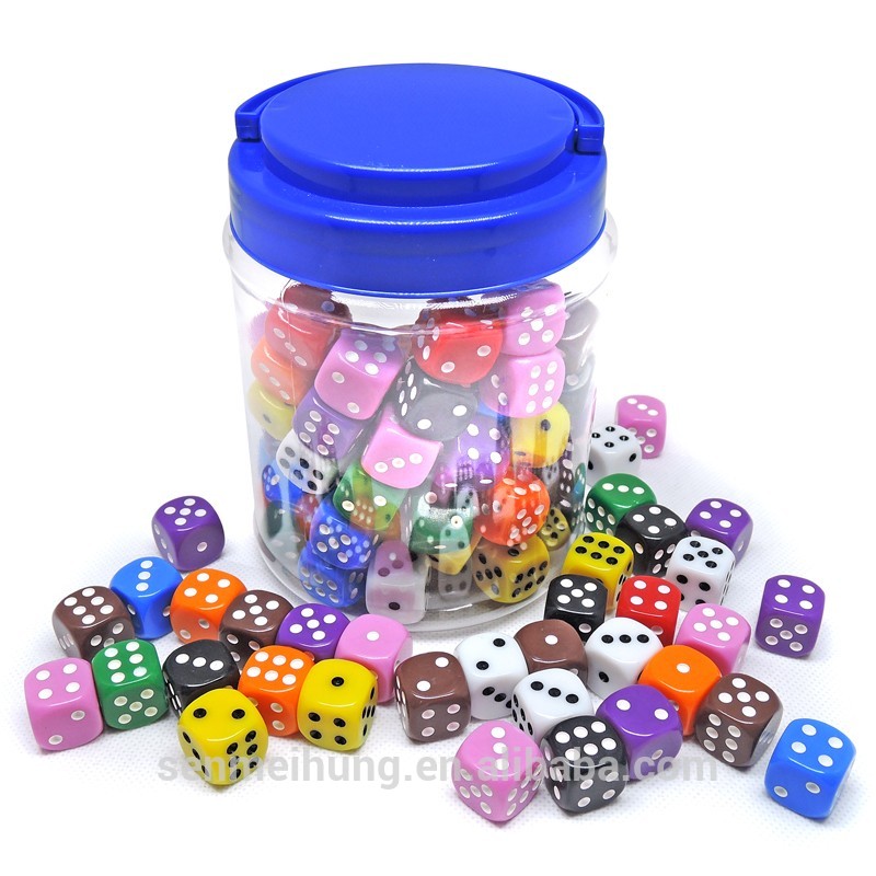 中国製10色プラスチック ゲーム サイコロ-問屋・仕入れ・卸・卸売り