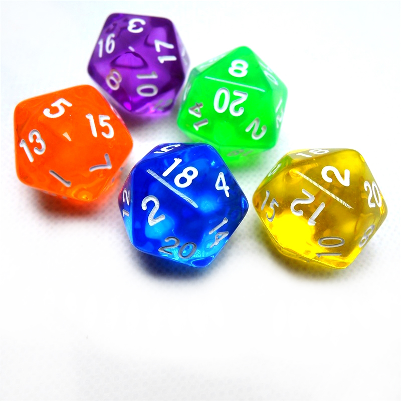 HOT1PC d20賭博サイコロtwenty両面ダイrpg d & d-シックス不透明色-サイコロ問屋・仕入れ・卸・卸売り