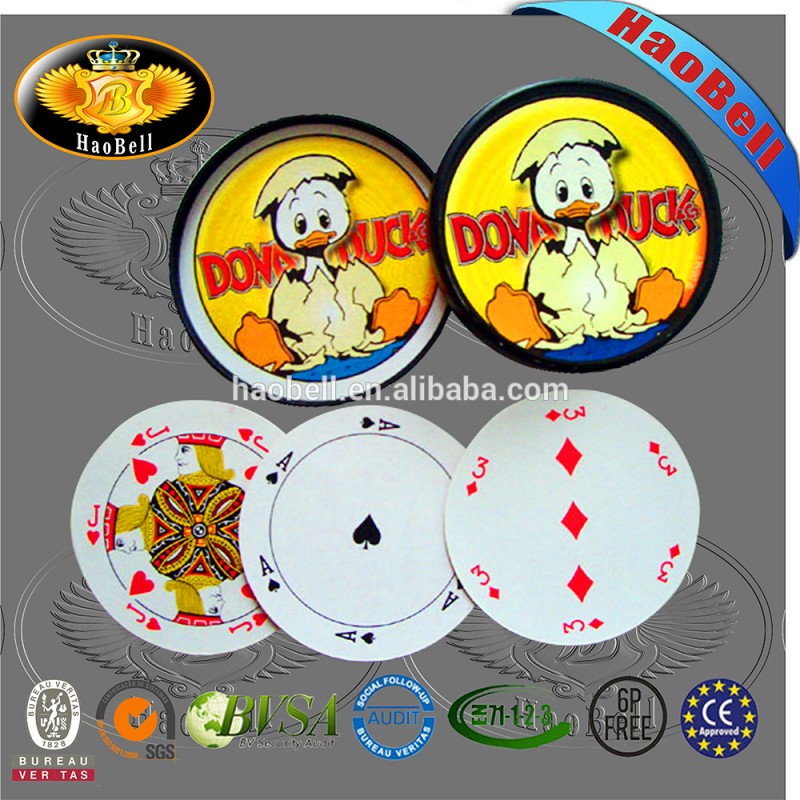 特殊形状広告紙ポーカー カード ラウンド形状トランプ-問屋・仕入れ・卸・卸売り