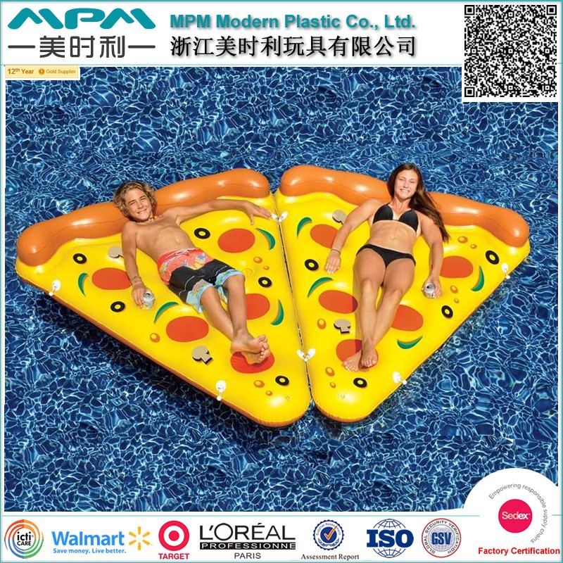 インフレータブル海マットレスピザデザインフローター-エアマットレス問屋・仕入れ・卸・卸売り
