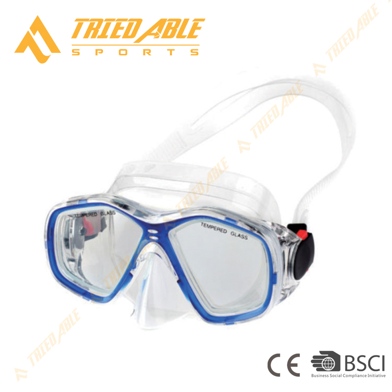 Pvc &シリコンスキューバダイビングマスク二つwindows強化ガラス十代のダイビングマスク-ダイビングマスク問屋・仕入れ・卸・卸売り
