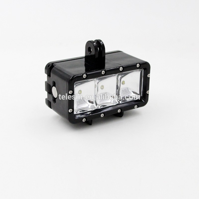 ダイビング防水led pov光で水中30メートル用行くプロhero4/3 +/3、sjcam、xiaomi yiアクションカメラ-その他水泳、ダイビング用品問屋・仕入れ・卸・卸売り