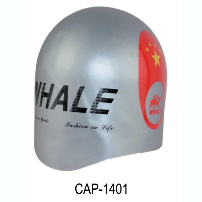 3d形状スイムキャップ 、 fashional の水泳キャップ付き シリコン (CAP-1400)-スイムキャップ問屋・仕入れ・卸・卸売り