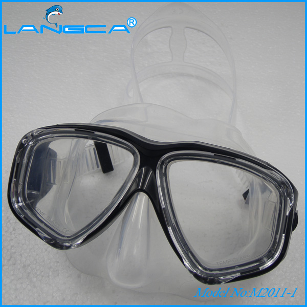 抗- 霧処方レンズがついm2011ダイビングマスクをスキューバ-ダイビングマスク問屋・仕入れ・卸・卸売り