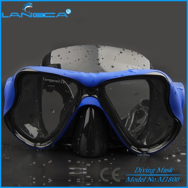 Famous low volume wide peripheral vision black silicon scuba mask-ダイビングマスク問屋・仕入れ・卸・卸売り