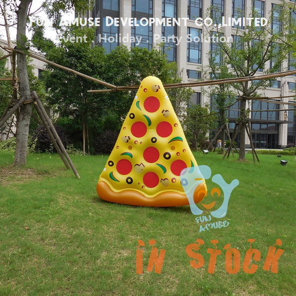 1.8 メートル pvc面白い インフレータブル ピザ おもちゃ在庫-浮き輪問屋・仕入れ・卸・卸売り