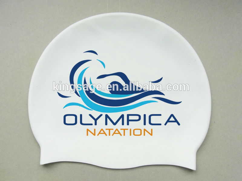 防水印刷のシリコーンゴムの水泳帽-スイムキャップ問屋・仕入れ・卸・卸売り
