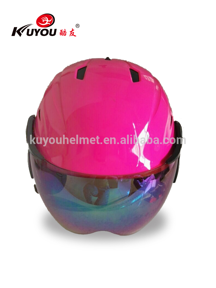 KY-C004スキーアイススケートゴーグルearcuffピンク保護ヘルメットとバイザー-ヘルメット問屋・仕入れ・卸・卸売り