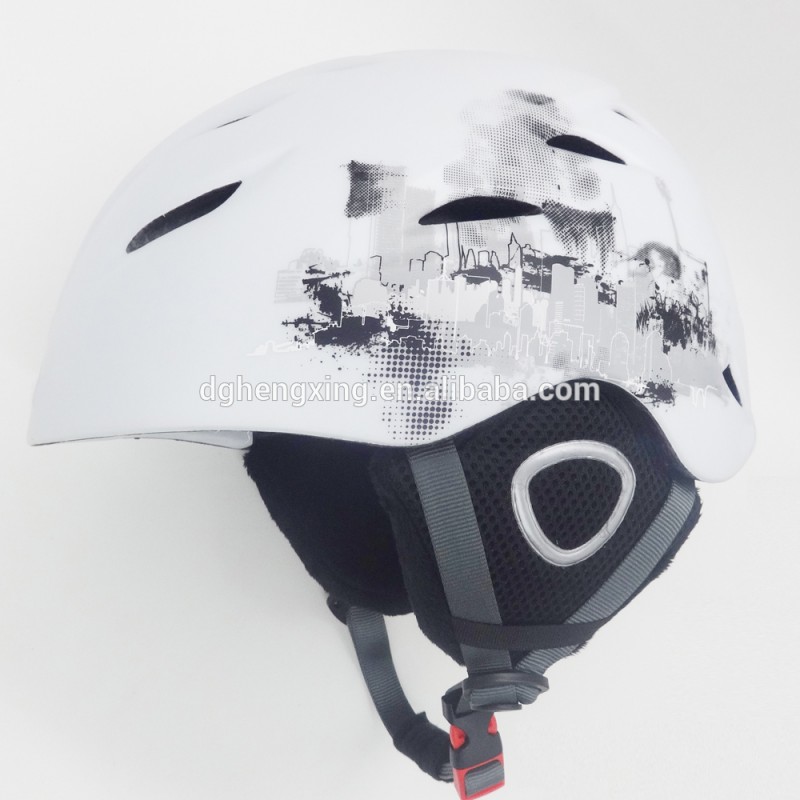 カスタムグラフィックスキーヘルメットceのデザイナーの顔の大人のためのスキーヘルメット-ヘルメット問屋・仕入れ・卸・卸売り