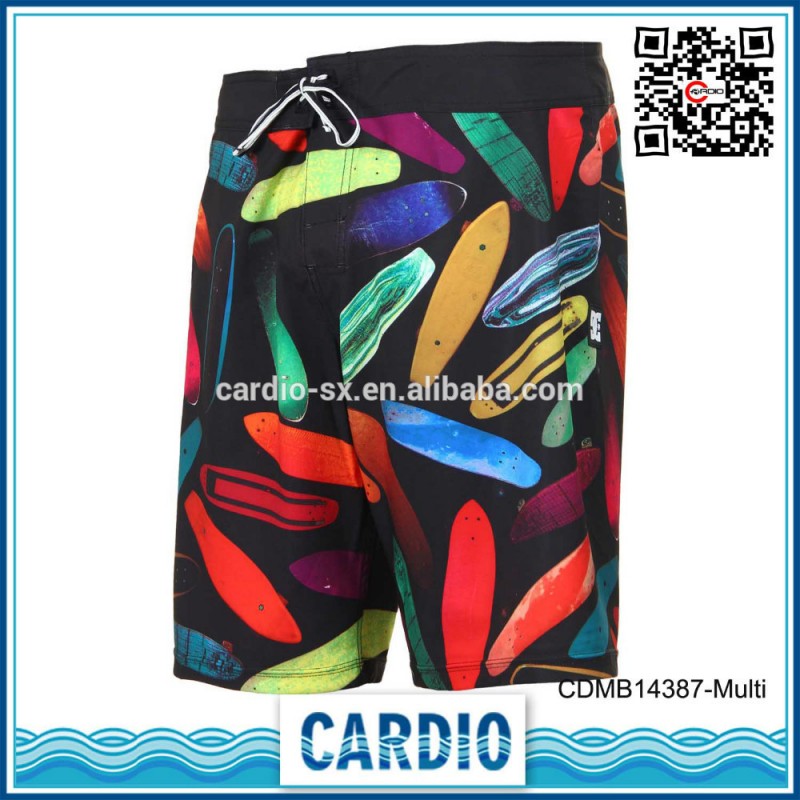 夏メンズboardshort色印刷物卸売ファッションボードショーツメンズボードショーツ-水着類問屋・仕入れ・卸・卸売り