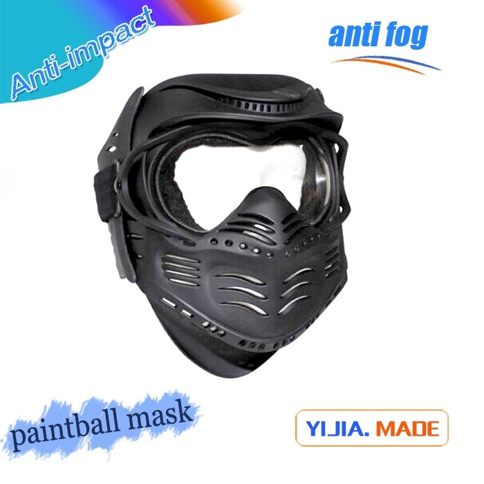 軍のフルフェイスダブルレンズウォーゲームペイントボールマスクマスクを使用しカスタムロゴブラックペイントボールペイントボール機器のシールド-ペイントボール問屋・仕入れ・卸・卸売り