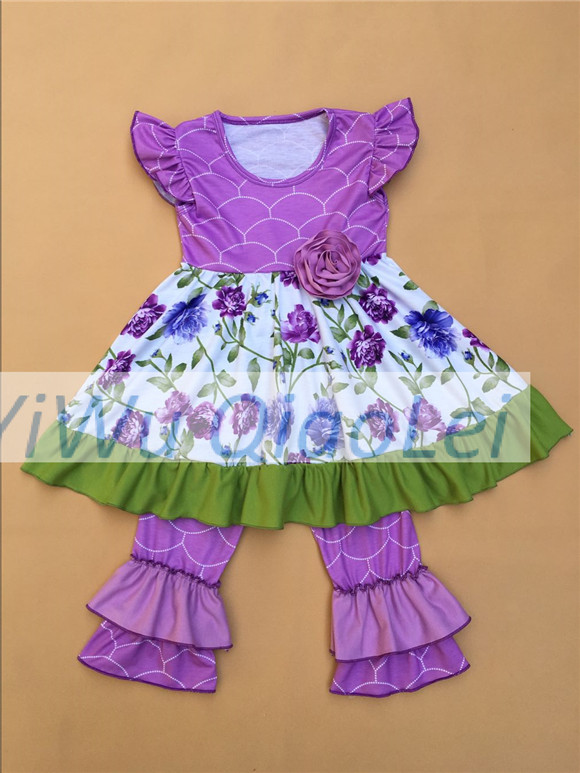 2016熱い子供服花植物印刷dreaa softextile赤ちゃん服-水着類問屋・仕入れ・卸・卸売り