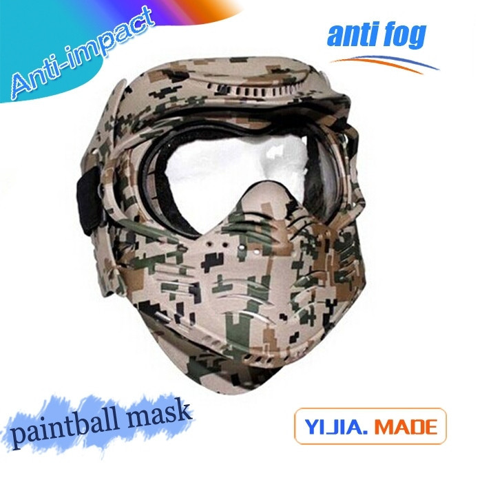 熱い販売の抗- インパクト軍事軍隊ペイントボールマスク工場製の人気のある安全エアソフトガンマスク-ペイントボール問屋・仕入れ・卸・卸売り